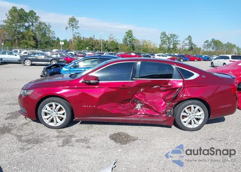 2017 Chevrolet Impala 1Lt from USA, damaged, VIN 2G1105S36H9189384